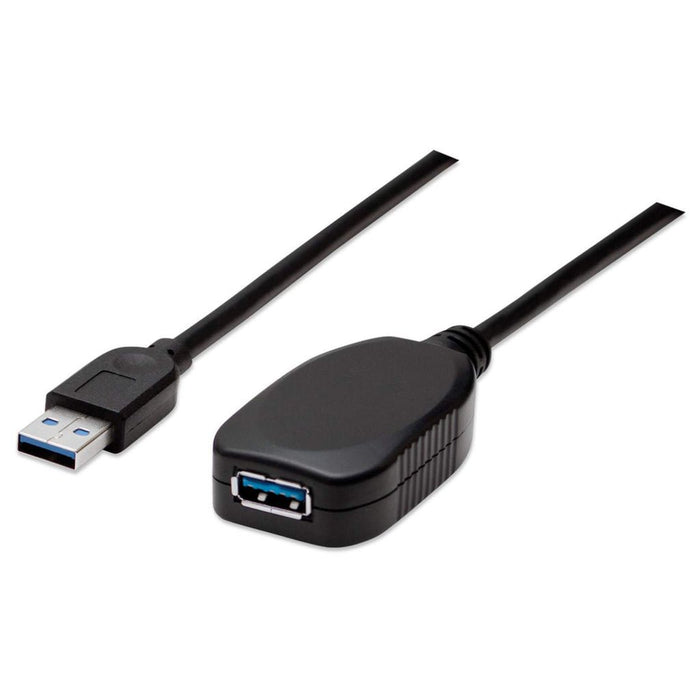 EAN 0766623150712 - Manhattan 150712 cable USB USB 3.2 Gen 1 (3.1 Gen 1) 5 m USB A Negro imagen 1
