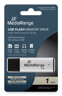 EAN 4260664879718 - MediaRange MR1905-1 unidad flash USB 1 TB USB tipo A 3.2 Gen 1 (3.1 Gen 1) Negro, Plata imagen 3