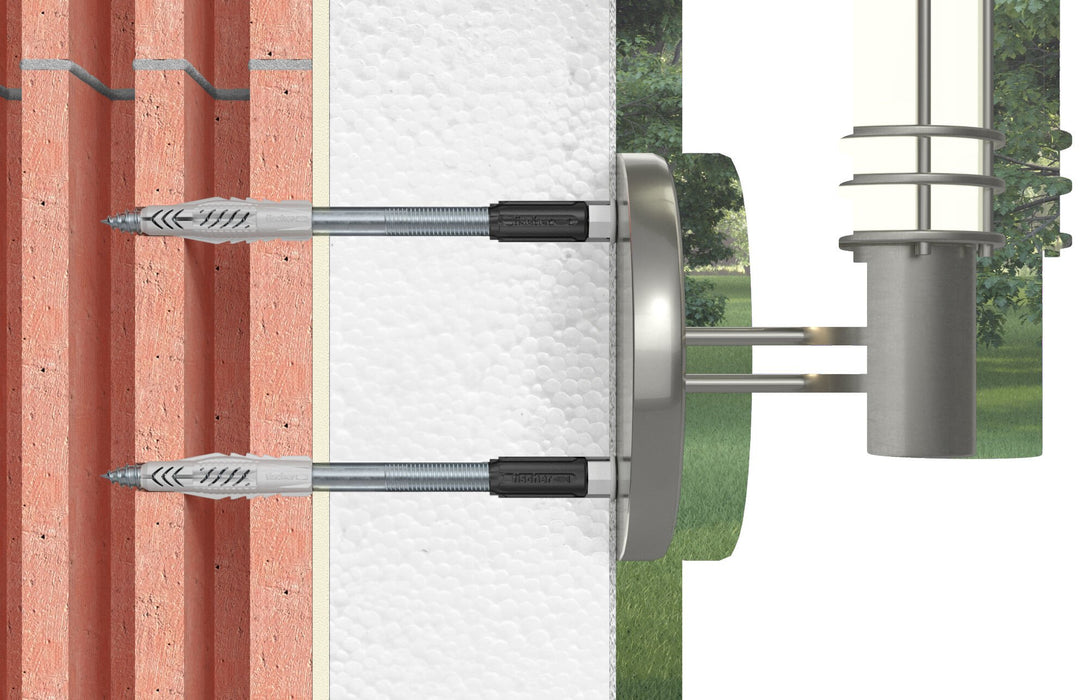 EAN 4006209456934 - Fischer 45693 tornillo de anclaje y taco 20 pieza(s) Juego de enchufes de pared y tornillos imagen 2