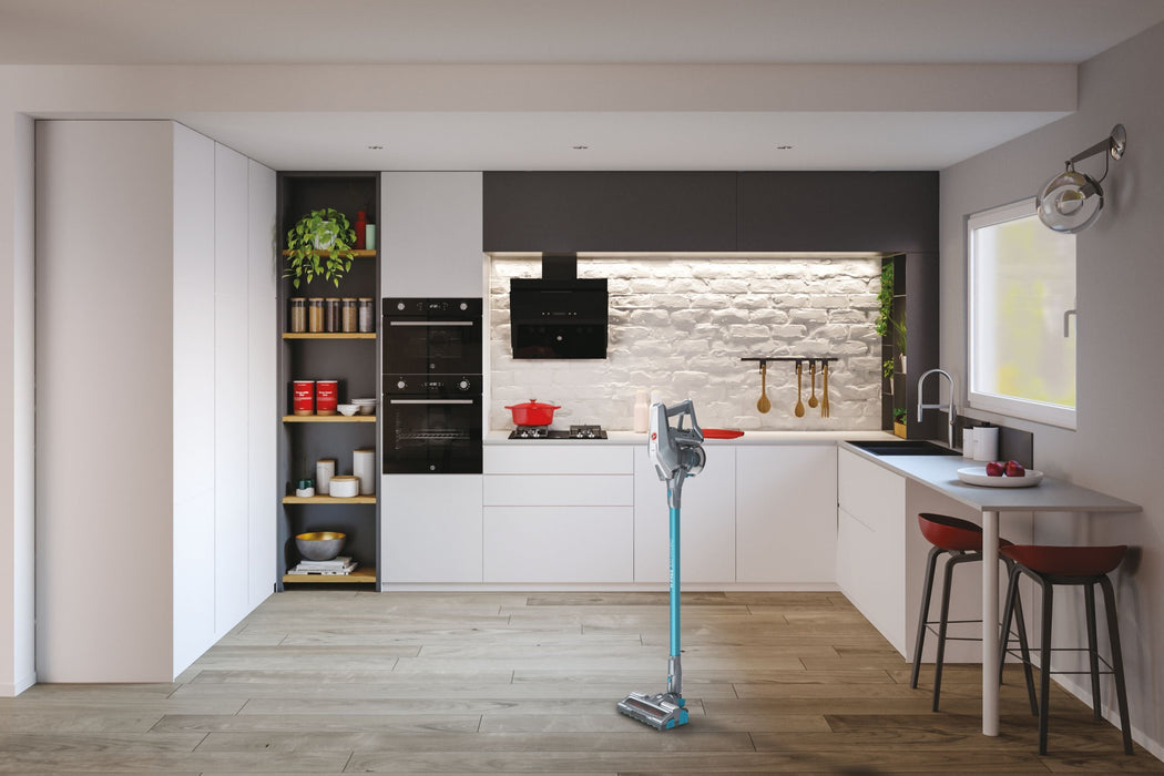 EAN 8059019015675 - Hoover HF322YHM 011 Aspiradora escoba 2 en 1 Batería Secar Tela Sin bolsa 0,7 L 280 W Gris imagen 12