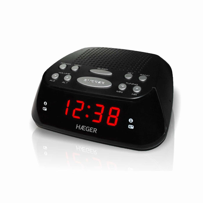 EAN 5608475015854 - Haeger RA-06B.005B despertador Reloj despertador digital Negro imagen 1