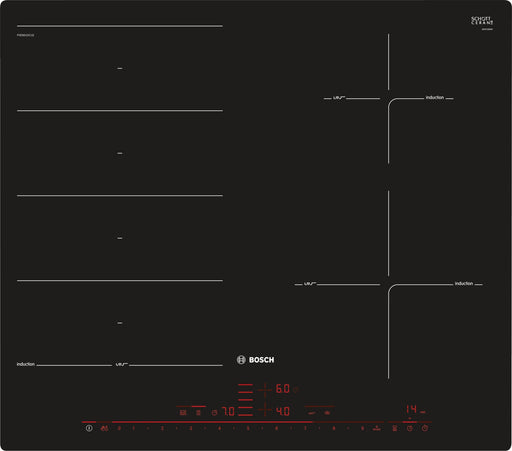 EAN 4242002915814 - Bosch Serie 8 PXE601DC1E hobs Negro Integrado Con placa de inducción 4 zona(s) imagen 1