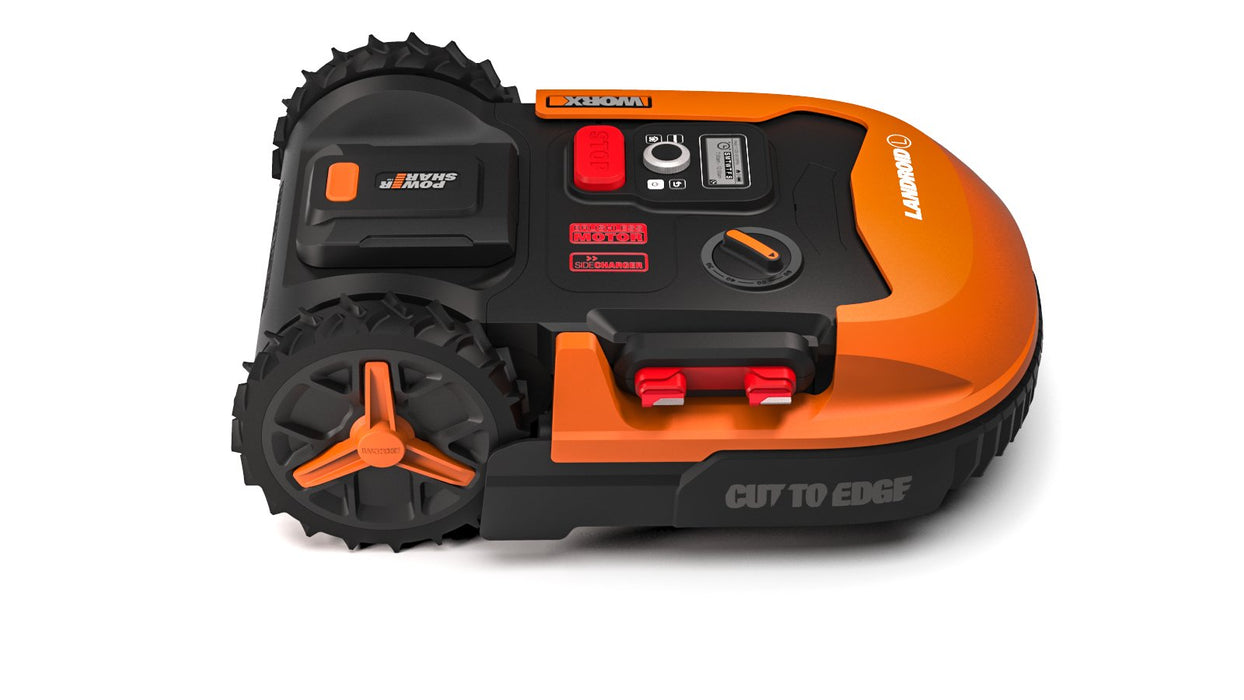 EAN 6924328384571 - WORX WR147E.1 cortadora de césped Robot cortacésped Batería Negro, Naranja imagen 2
