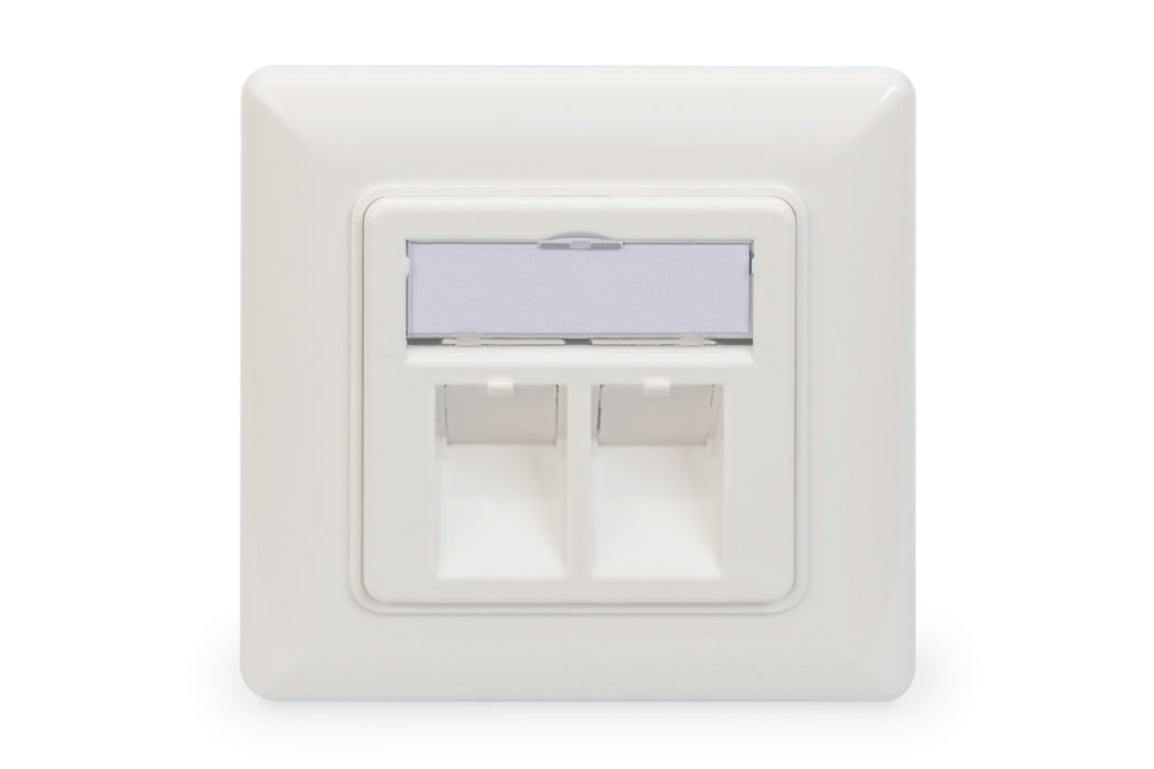 EAN 4016032306160 - Digitus DN-93801-1 toma de corriente RJ-45 Blanco imagen 2