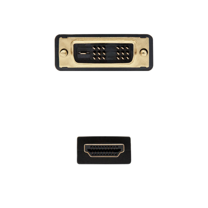 EAN 8433281000766 - Nanocable HDMI - DVI, 3m HDMI tipo A (Estándar) Negro imagen 3