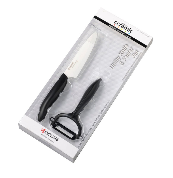 EAN 4960664670437 - KYOCERA FK-110WHCP10NBK cuchillo de cocina Cerámico 2 pieza(s) Cuchillo para cortar verduras con mango en imagen 2