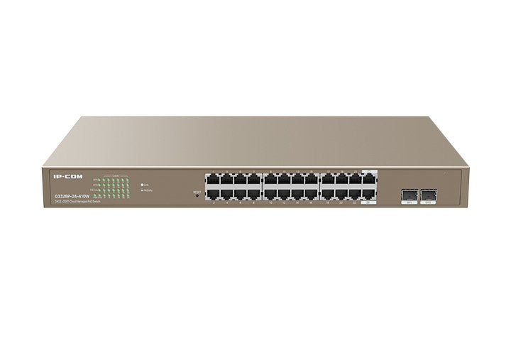 EAN 0885397274025 - IP-COM Networks G3326P-24-410W switch Gestionado L2 Gigabit Ethernet (10/100/1000) Energía sobre Ethernet imagen 1