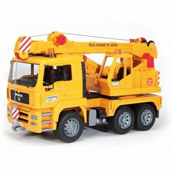 EAN 4001702027544 - BRUDER MAN Crane truck (without Light and Sound Module) imagen 1