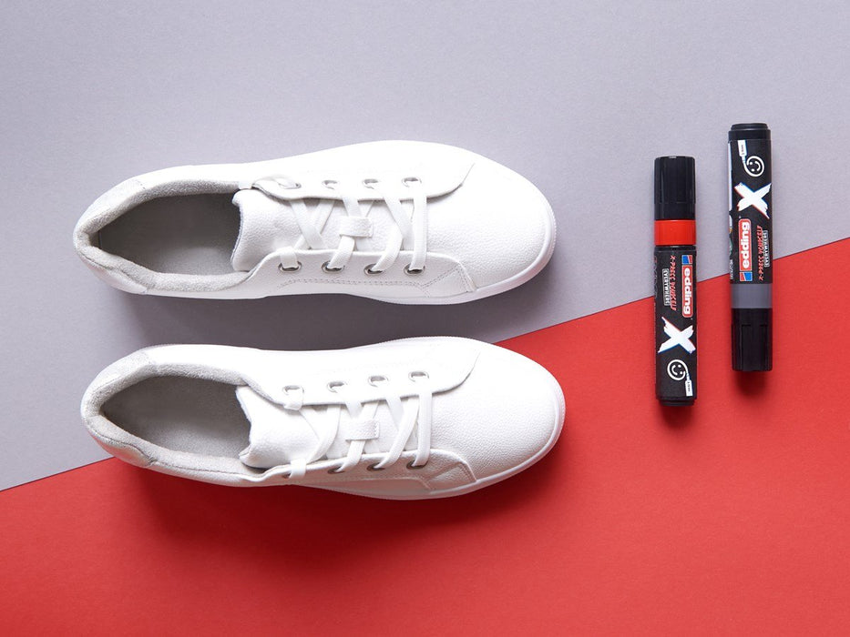 EAN 4057305067142 - Edding 6900 X Multimarker marcador permanente Punta de cincel Gris, Rojo 2 pieza(s) imagen 9