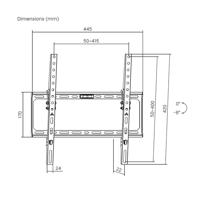 EAN 8435739903551 - AISENS WT75T-391 soporte para TV 190,5 cm (75") imagen 6