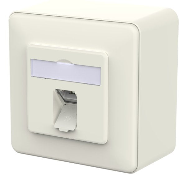 EAN 4251394675954 - METZ CONNECT 130D370002-I toma de corriente RJ-45 Blanco imagen 1