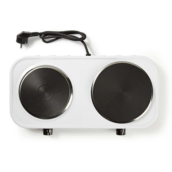 EAN 5412810293148 - Nedis KAEP250EWT2 hobs Blanco Encimera Hornillo eléctrico / Placa eléctrica 2 zona(s) imagen 6