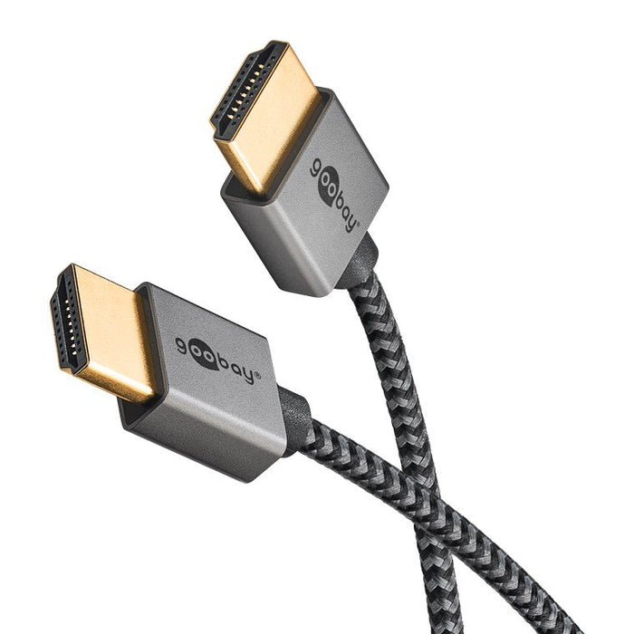 EAN 4040849757532 - Goobay 75753 cable HDMI 2 m HDMI tipo A (Estándar) Gris imagen 4