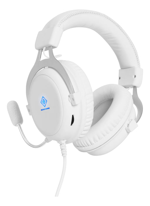 EAN 7333048047311 - Deltaco Gaming GAM-030-W auricular y casco Auriculares Alámbrico Diadema Juego USB tipo A Blanco imagen 3