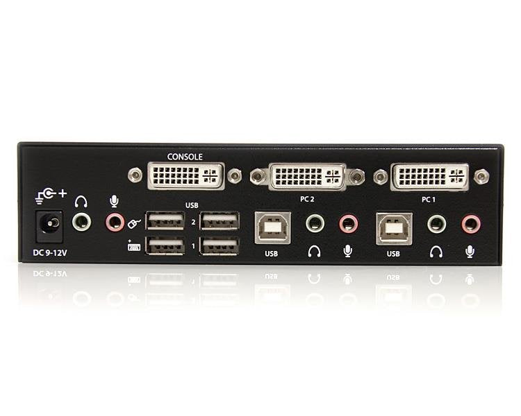 EAN 0065030842075 - StarTech.com SV231DVIUA interruptor KVM Negro imagen 3