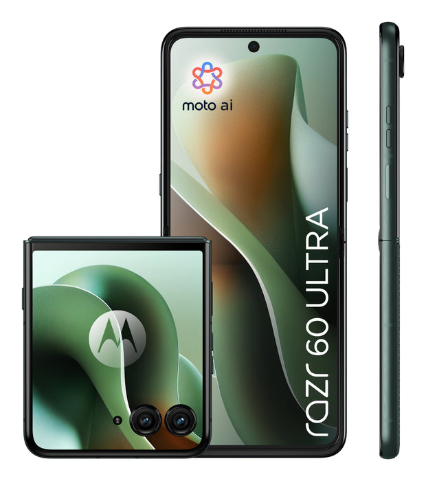 EAN 840023293221 - Motorola razr 60 ultra 17,7 cm (6.96") SIM doble Android 15 5G USB Tipo C 16 GB 512 GB 4700 mAh Azul, Verd imagen 3