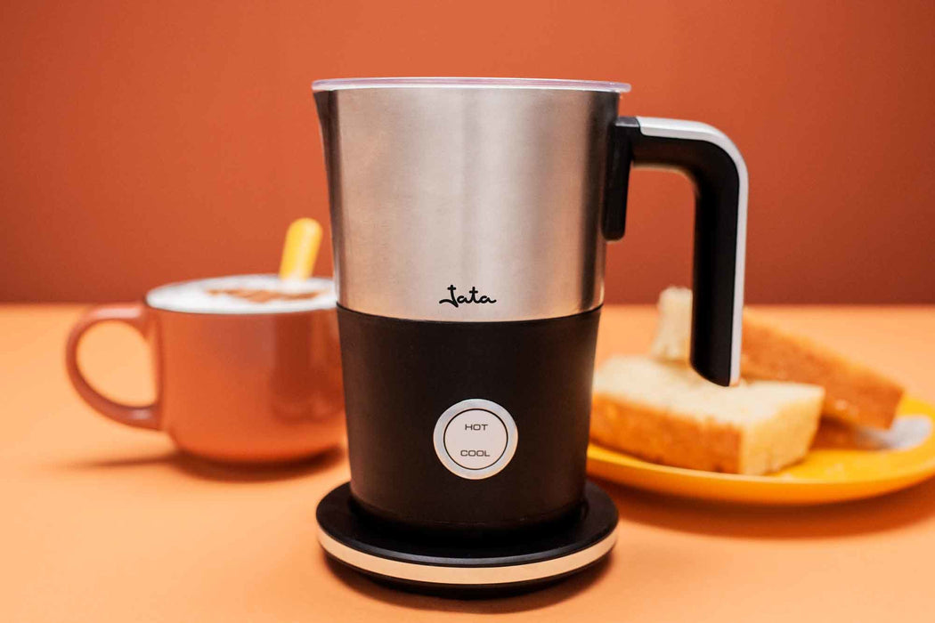 EAN 8421078038146 - JATA JECL1900 espumador o calentador de leche Automático Negro, Acero inoxidable imagen 9