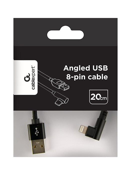 EAN 8716309117777 - Gembird CC-USB2-AMLML-0.2M cable de conector Lightning 0,2 m Negro imagen 3