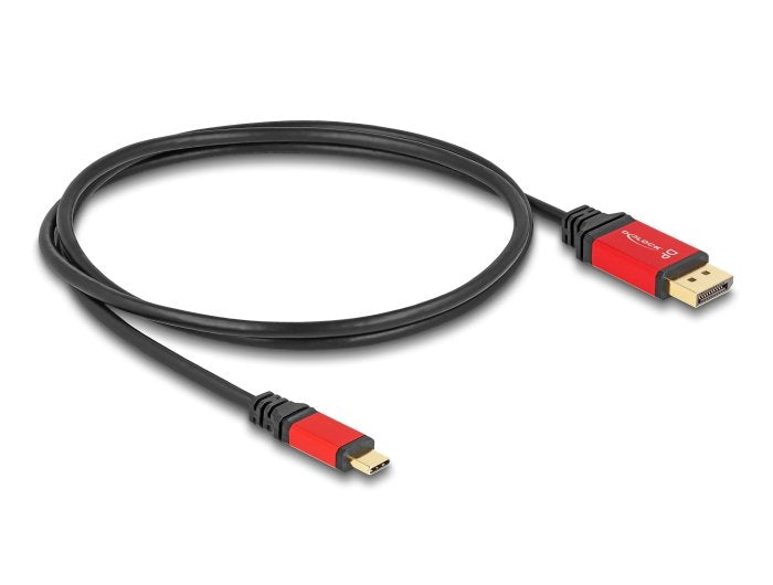 EAN 4043619800926 - DeLOCK 80092 adaptador de cable de vídeo USB Tipo C Negro, Rojo imagen 2