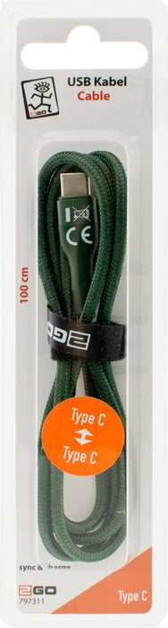 EAN 4010425973113 - 2GO 797311 cable USB USB 3.2 Gen 1 (3.1 Gen 1) 1 m USB C Verde imagen 2