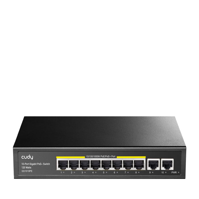 EAN 6971690791421 - Cudy GS1010PE switch Gigabit Ethernet (10/100/1000) Energía sobre Ethernet (PoE) Negro imagen 1