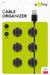 EAN 4040849703621 - Goobay 70362 organizador de cables Escritorio/pared Soporte para cables Negro 6 pieza(s) imagen 8