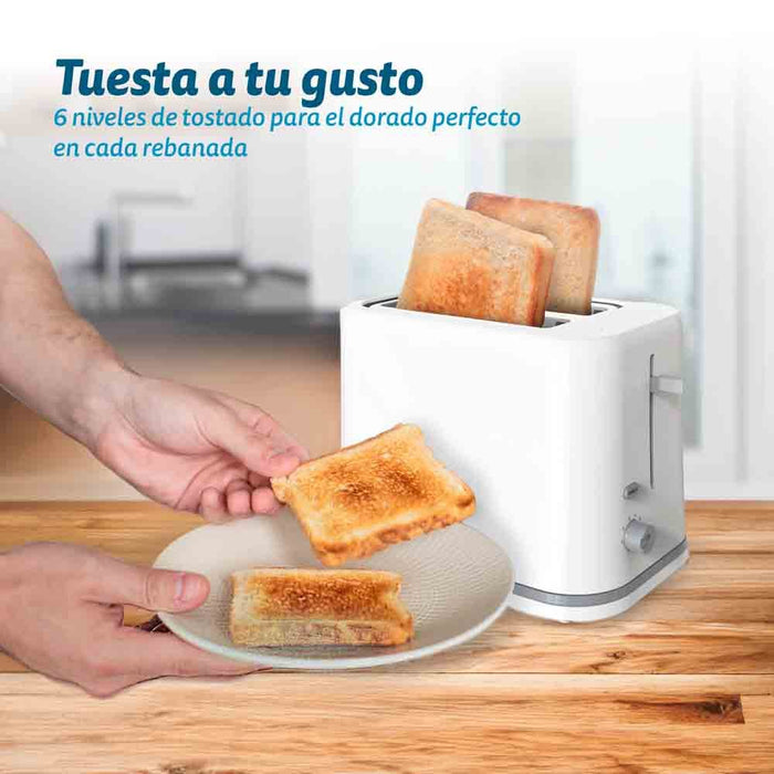 EAN 8426156016863 - Grunkel TSB-EASYTOAST tostadora 6 2 rebanada(s) 870 W Blanco imagen 3