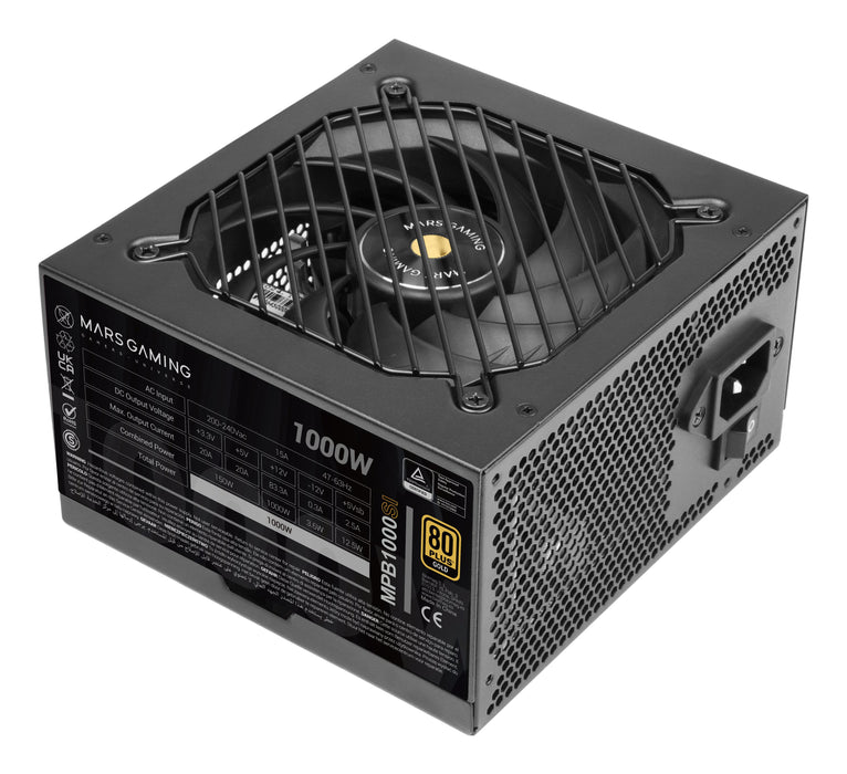 EAN 8435693110637 - Mars Gaming MPB1000SI unidad de fuente de alimentación 1000 W 24-pin ATX ATX Negro imagen 3