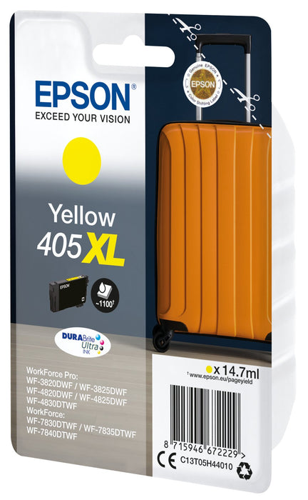 EAN 8715946672229 - Epson 405XL DURABrite Ultra Ink cartucho de tinta 1 pieza(s) Original Alto rendimiento (XL) Amarillo imagen 2
