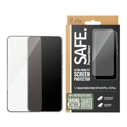 EAN 5715685021831 - PanzerGlass SAFE. by ® Screen Protector Xiaomi Redmi Note 14 Pro | 14 Pro+ | 13 Pro+ | Ultra-Wide Fit Pro imagen 2