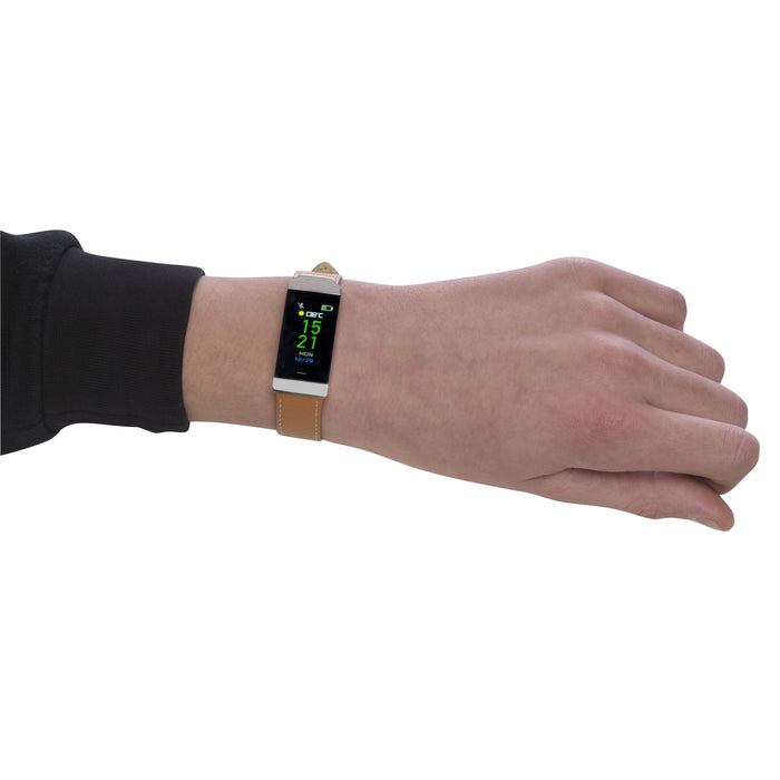 EAN 5706751042263 - Denver BFH-250 Pulsera de actividad 2,44 cm (0.96") IP68 Marrón, Plata imagen 10