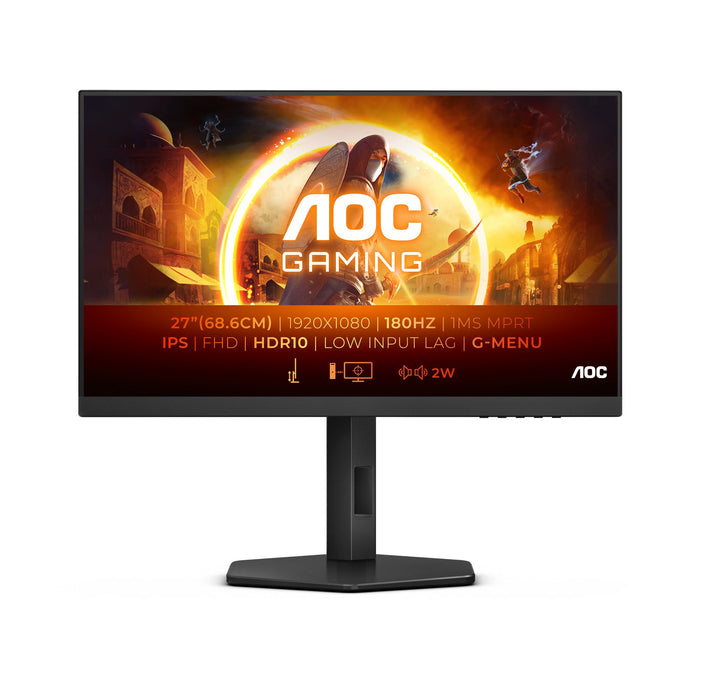 EAN 4038986181396 - AOC G4 27G4X pantalla para PC 68,6 cm (27") 1920 x 1080 Pixeles Full HD LED Negro imagen 1