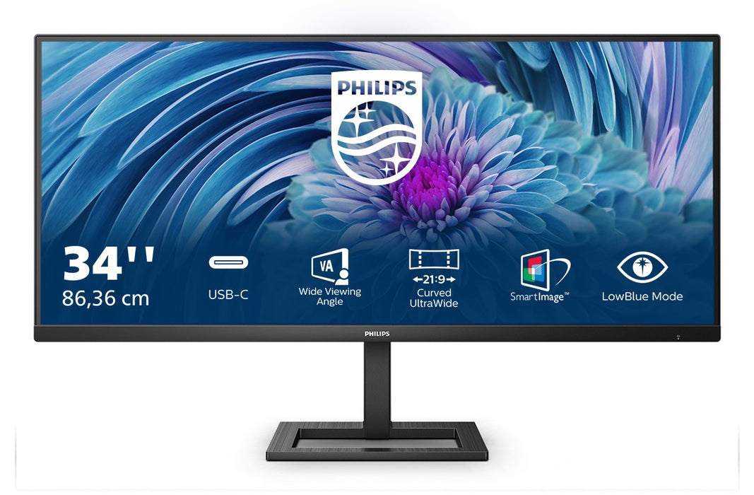 EAN 8721038003352 - Philips E Line 346E2LAE/23 LED display 86,4 cm (34") 3440 x 1440 Pixeles Wide Quad HD LCD Negro imagen 1