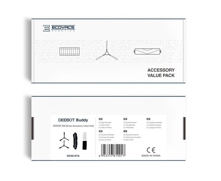 EAN 6943757612017 - Ecovacs DO3G-KTA accesorio y suministro de vacío Kit de accesorios Robot aspirador imagen 2