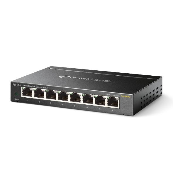 EAN 6935364083526 - TP-Link Omada TL-SG108S switch No administrado Gigabit Ethernet (10/100/1000) Negro imagen 1