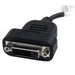 EAN 0065030842327 - StarTech.com DP2DVIS adaptador de cable de vídeo 0,2 m DVI-D Negro imagen 2