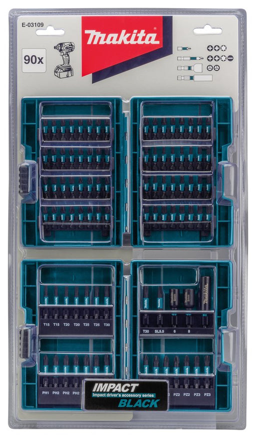 EAN 0088381560740 - Makita E-03109 broca Juego de brocas 90 pieza(s) imagen 2