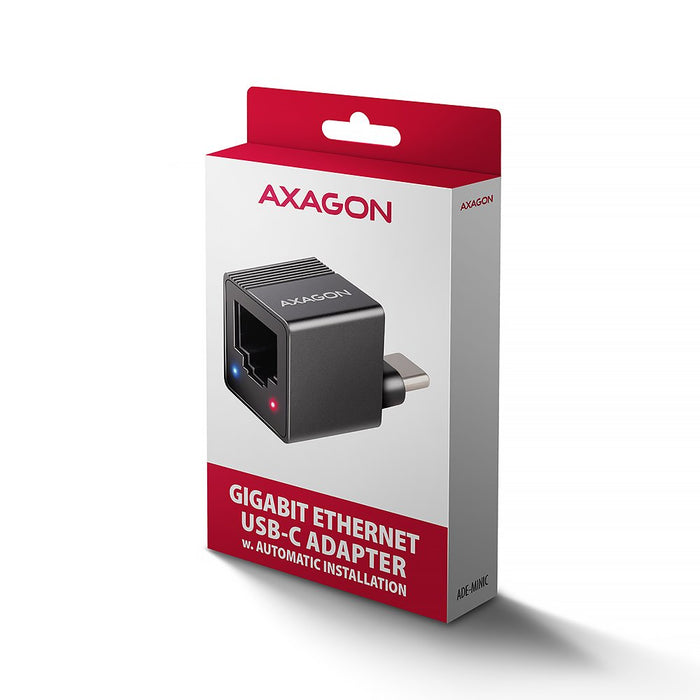 EAN 8595247907820 - Axagon ADE-MINIC USB-C 3.2 Gen 1 Gigabit Ethernet MINI adapter - schwarz - Adapter - Digital/Daten 1000 M imagen 8
