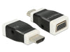 EAN 4043619655861 - DeLOCK 65586 cambiador de género para cable HDMI-A VGA Negro, Blanco imagen 1
