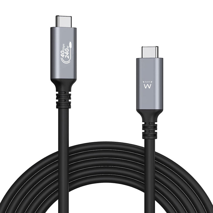 EAN 8052101431643 - Ewent EC1070 cable USB USB4 Gen 3x2 1 m USB C Negro imagen 1