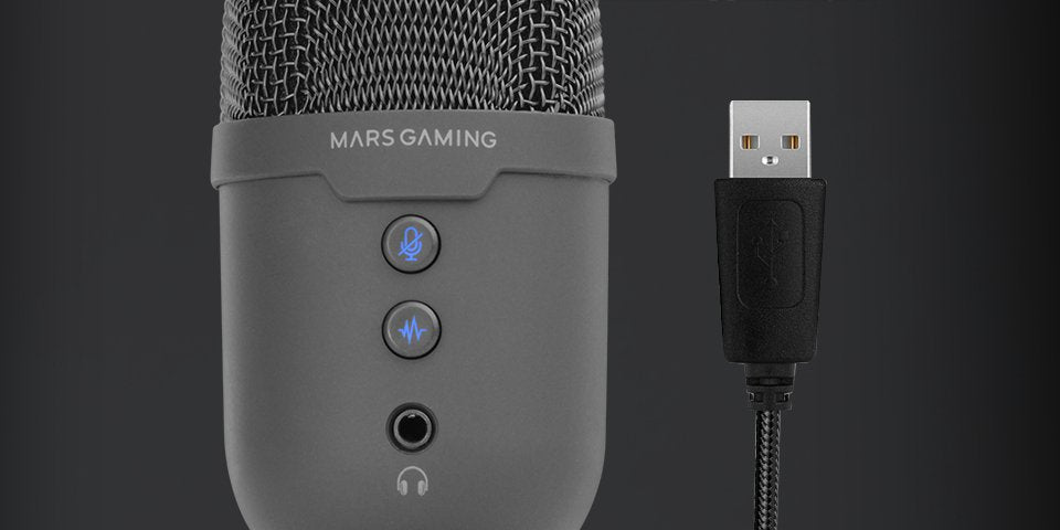 EAN 8435693109242 - Mars Gaming MMIC-CX Negro Micrófono de superficie para mesa imagen 3