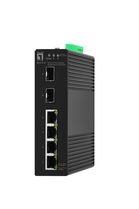 EAN 4015867236161 - LevelOne IGS-2106 switch Gestionado L2 Gigabit Ethernet (10/100/1000) Negro imagen 1