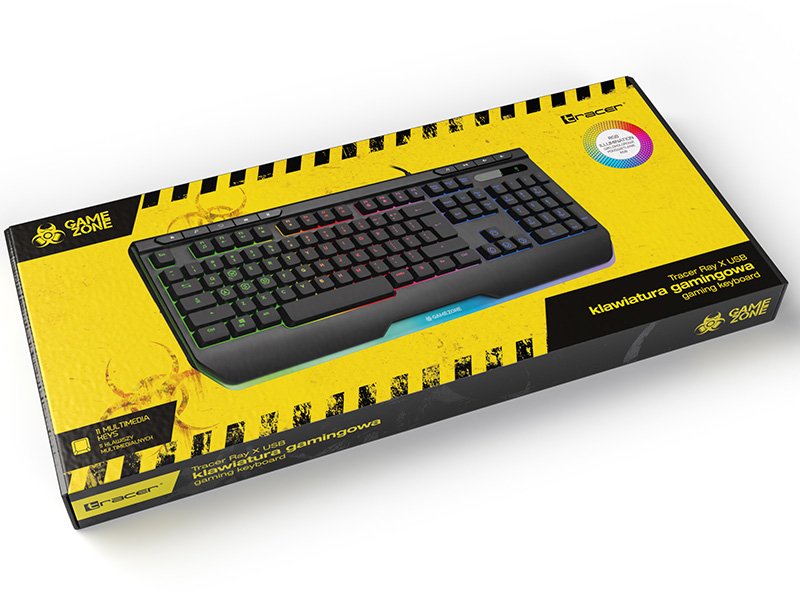 EAN 5907512868140 - Tracer GAMEZONE RAY X teclado Juego USB Negro imagen 5