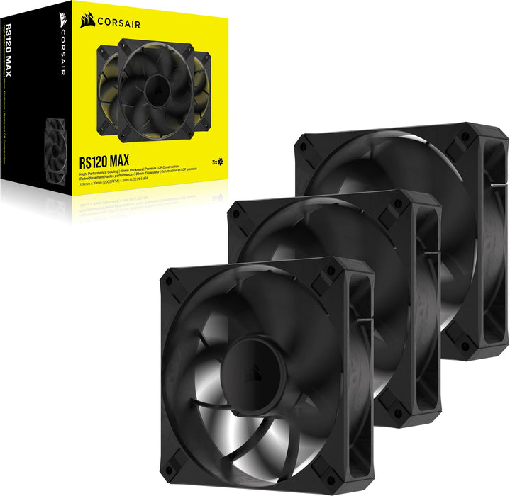 EAN 0840006669951 - Corsair RS120 MAX Carcasa del ordenador Ventilador 12 cm Negro 3 pieza(s) imagen 6