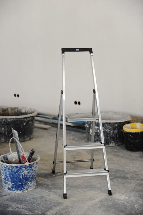 EAN 4009199126214 - Krause 126214 escalera Escalera taburete Aluminio, Negro imagen 5