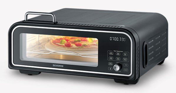 EAN 4008146044038 - Severin PG 8575 fabricante de pizza y hornos 1 Pizza(s) 2000 W Negro imagen 3