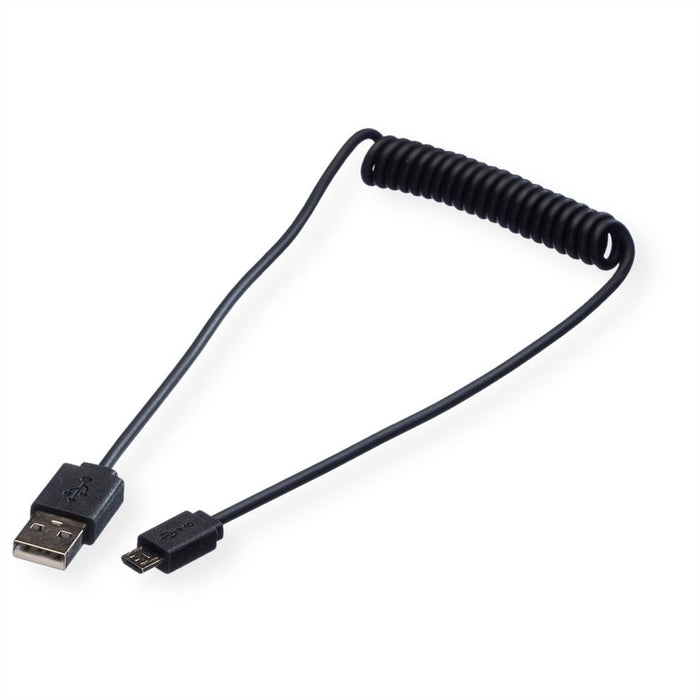EAN 7611990116256 - ROLINE 11.02.8317 cable USB USB 2.0 1 m USB A Micro-USB B Negro imagen 1