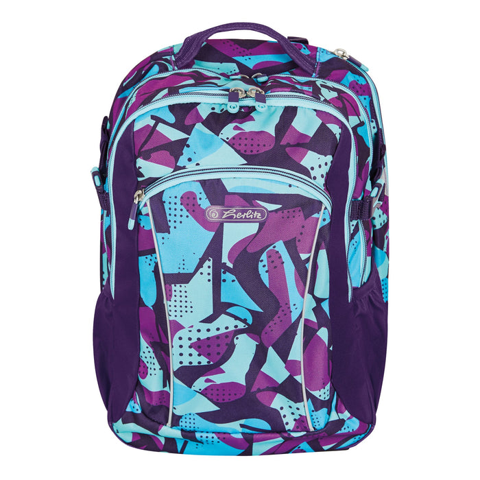 EAN 4008110344751 - Herlitz Ultimate CamoPurple mochila Mochila escolar Azul, Púrpura Poliéster imagen 2