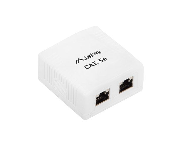 EAN 5901969404289 - Lanberg OS5-0002-W caja de tomacorriente RJ-45 Blanco imagen 1