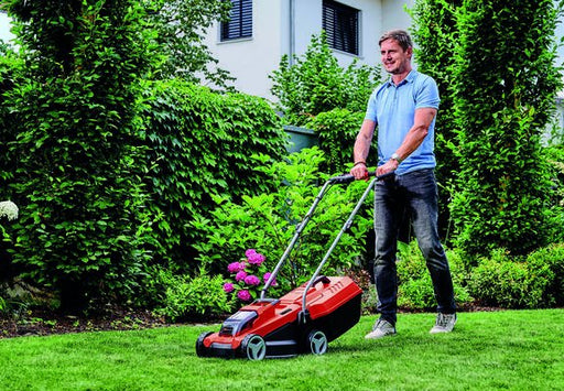 EAN 4006825645712 - Einhell GE-CM 18/32 Li-Solo Cortacésped de empuje a gasolina Batería Negro, Rojo imagen 2